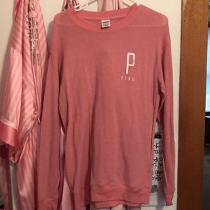 VS Pink sheer oversized sweater